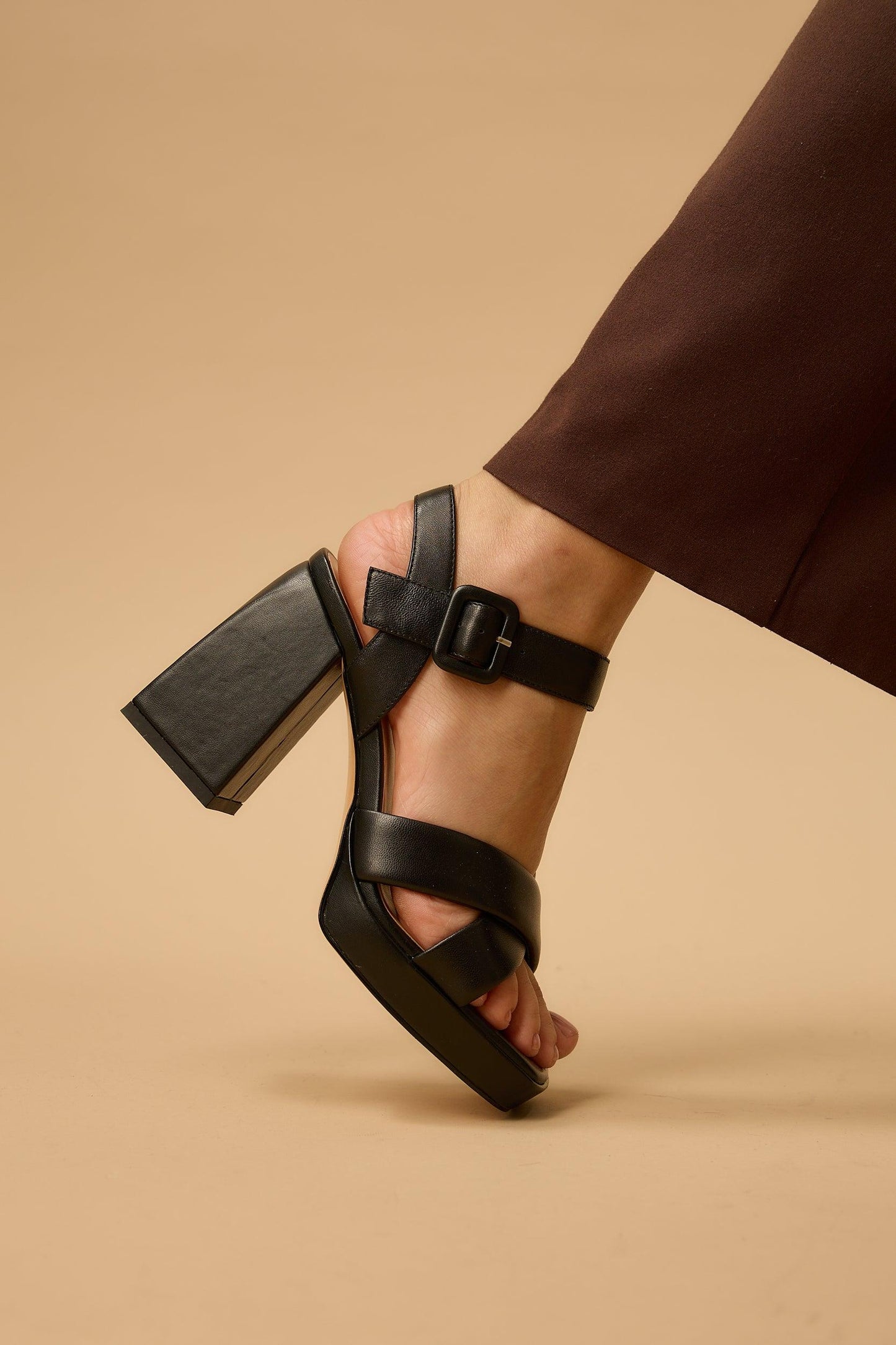 Blair | Black Sandal Heels
