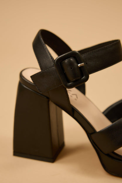 Blair | Black Sandal Heels