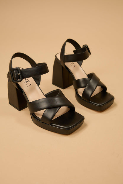 Blair | Black Sandal Heels