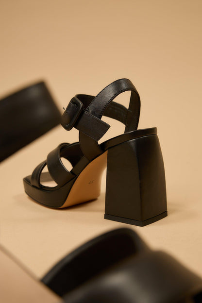 Blair | Black Sandal Heels