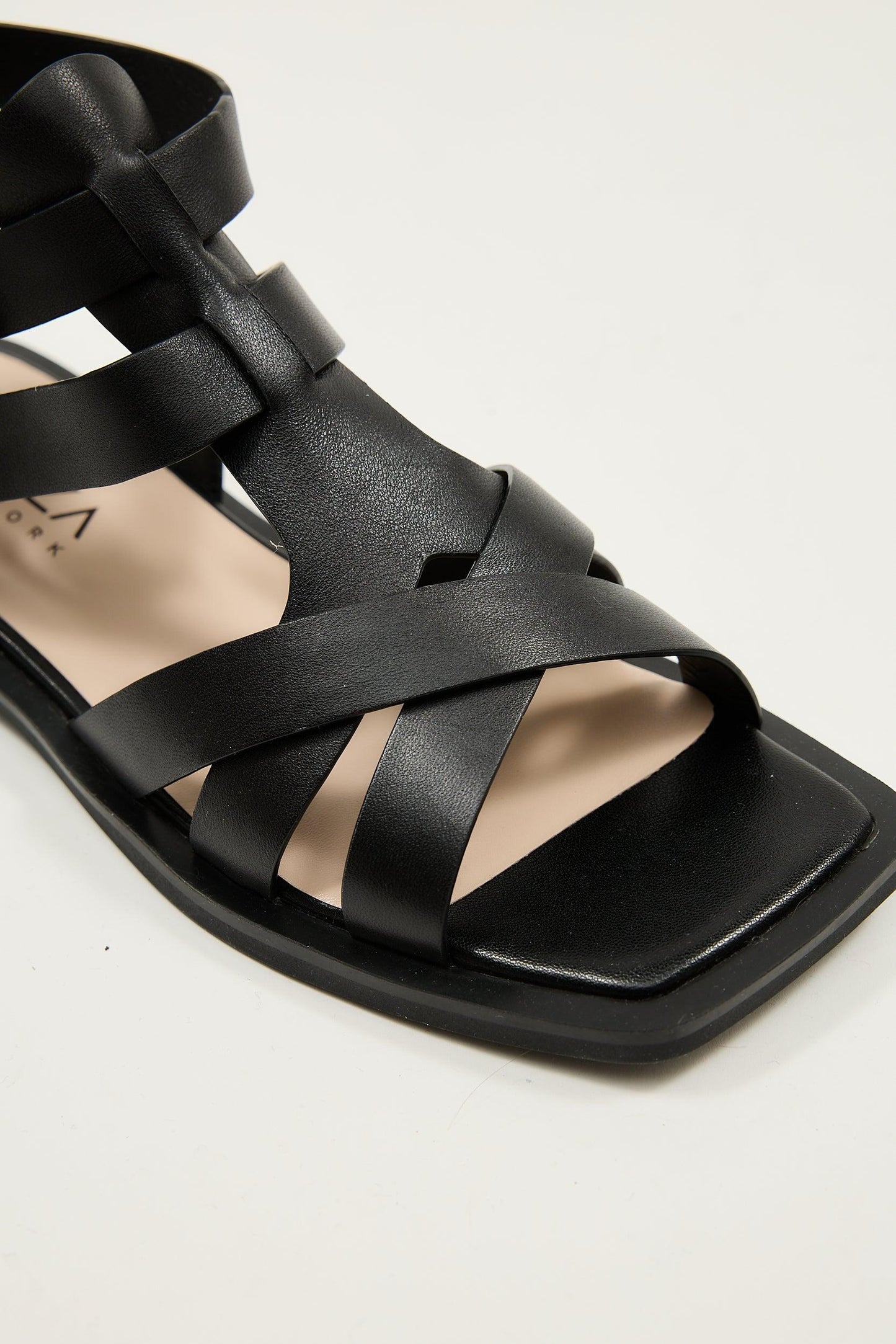 Blair | Black Sandal Flats