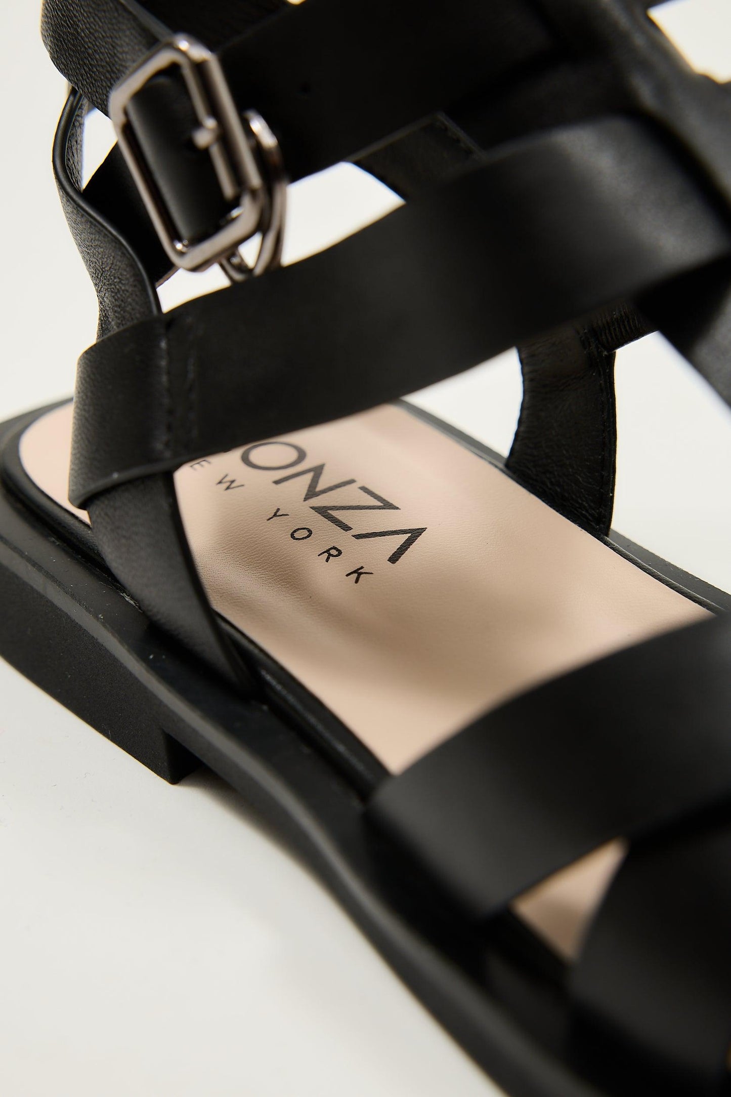 Blair | Black Sandal Flats