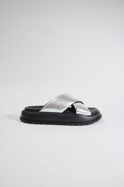 Blair | Silver Sandals