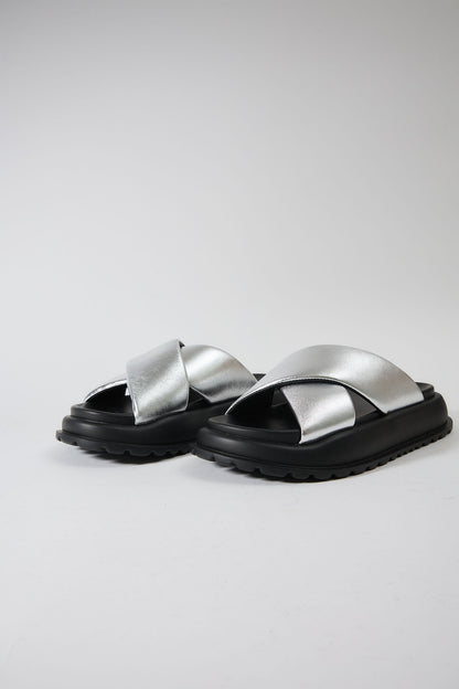 Blair | Silver Sandals