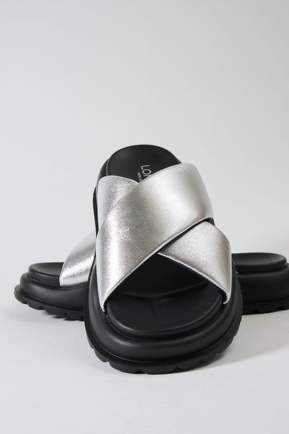 Blair | Silver Sandals