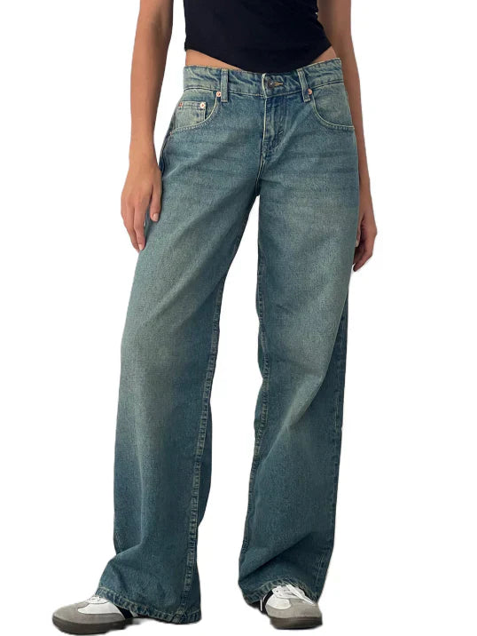 Baggy Mom Jeans for Women | Low Waist