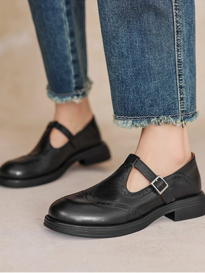 LARA VINTAGE MARY JANE FLATS