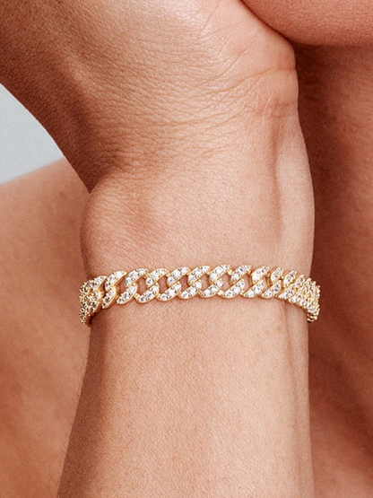 ASHLEY PAVÉ LINK BRACELET