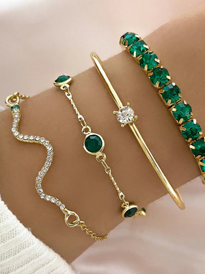 Harmony Evergreen Bracelet Set