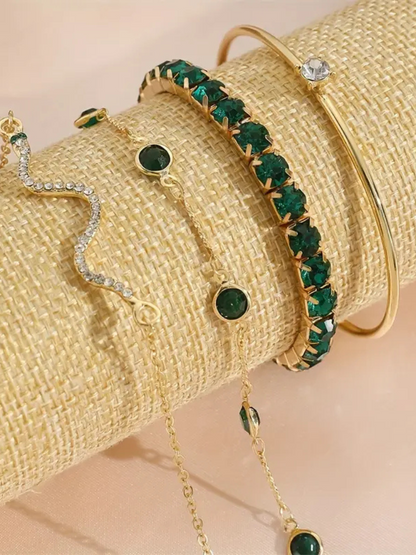 Harmony Evergreen Bracelet Set