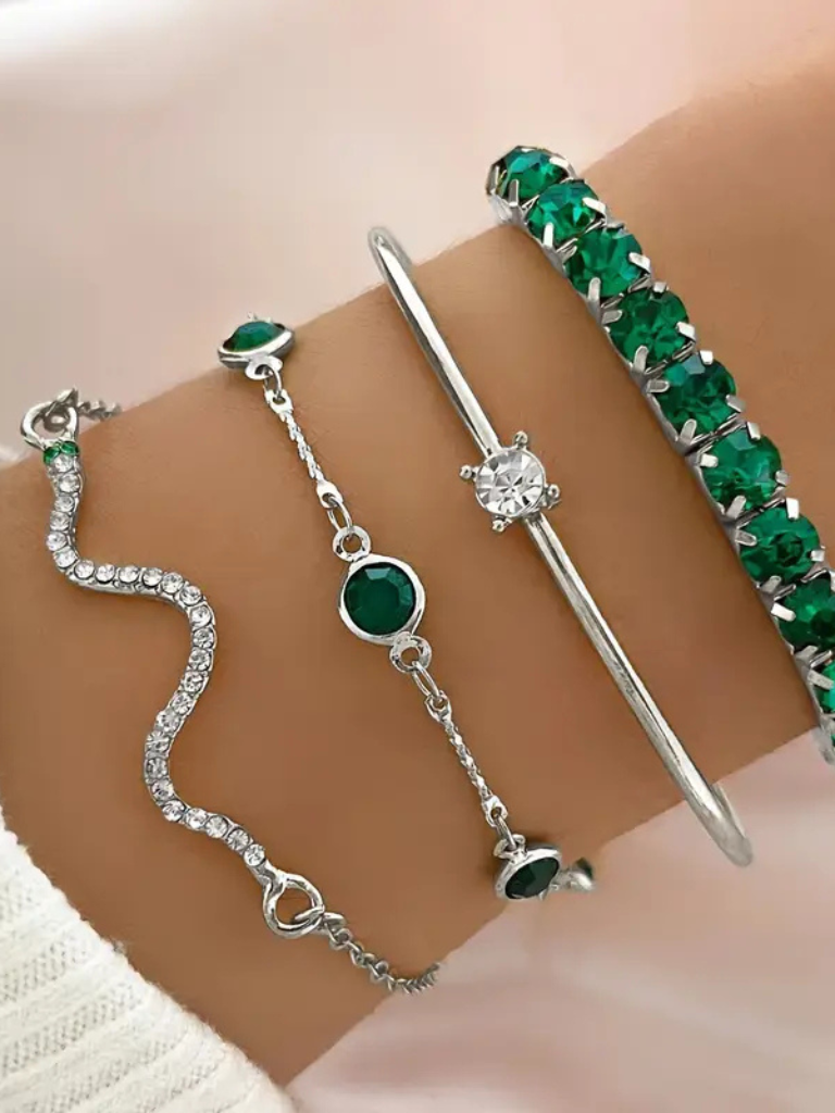 Harmony Evergreen Bracelet Set