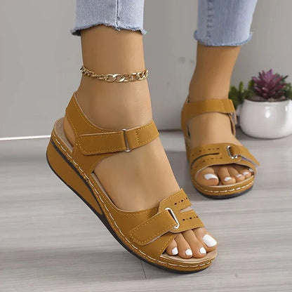 Blair | Open Toe Sandals – Adjustable Straps – Cushioned Comfort