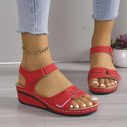 Blair | Open Toe Sandals – Adjustable Straps – Cushioned Comfort