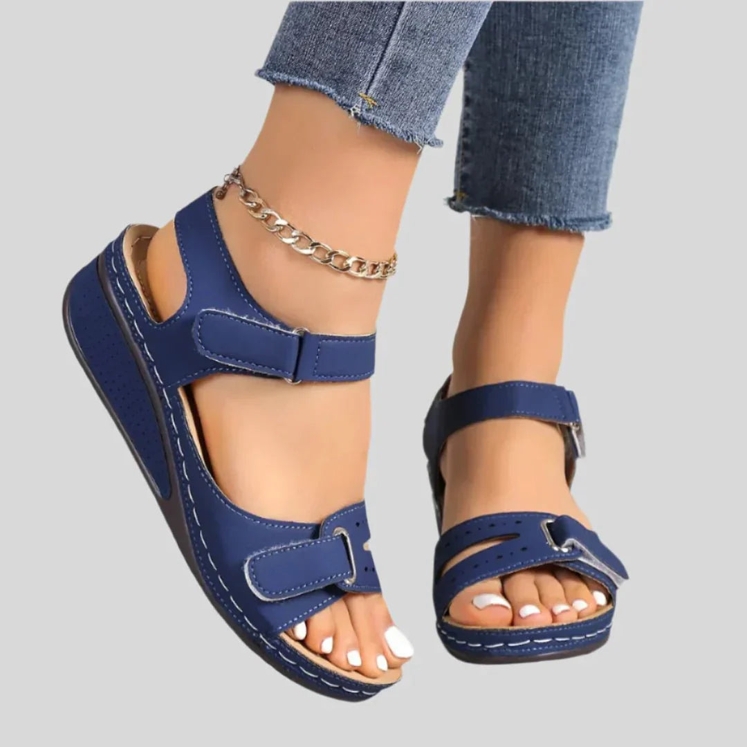 Blair | Open Toe Sandals – Adjustable Straps – Cushioned Comfort