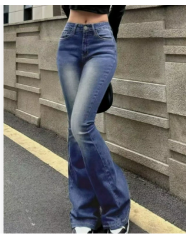 Stylish high-waisted flared jeans for women | Modern