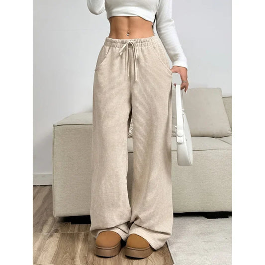 Women's Trendy High-Waisted Corduroy Pants | Relaxed Fit