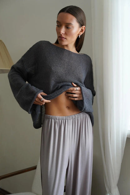 Anna-Berg | Relaxed Crewneck Sweater