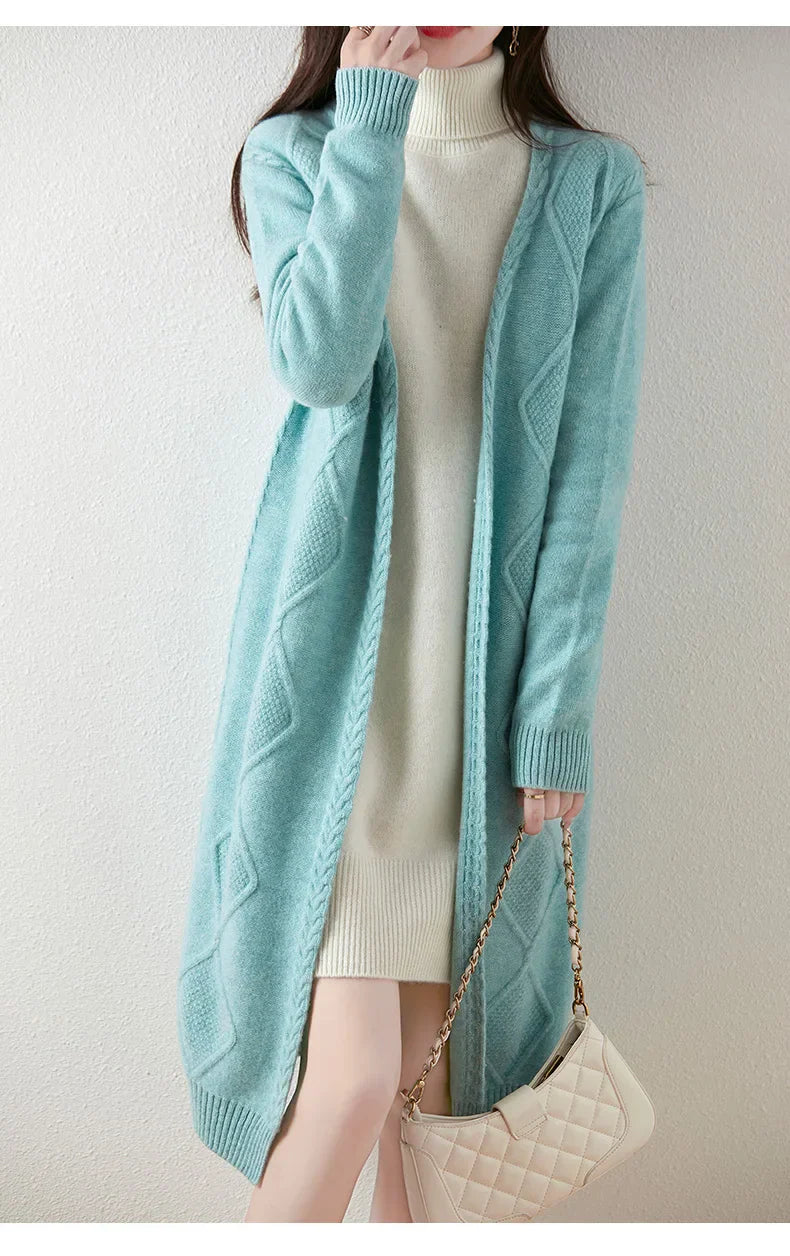 Cardigan, Cable-Knit