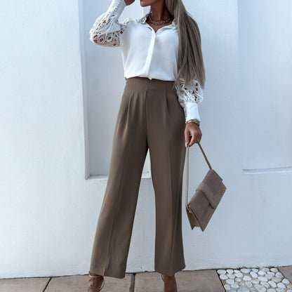 Casual Blouse for Women | Comfortable Fit | Versatile for Everyday Wear | Lightweight Cotton Blend