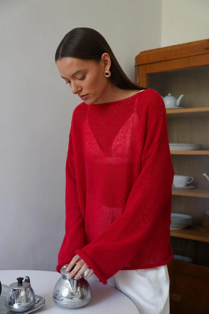 Anna-Berg | Relaxed Crewneck Sweater