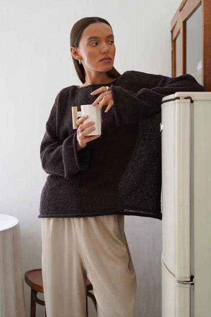 Anna-Berg | Relaxed Crewneck Sweater