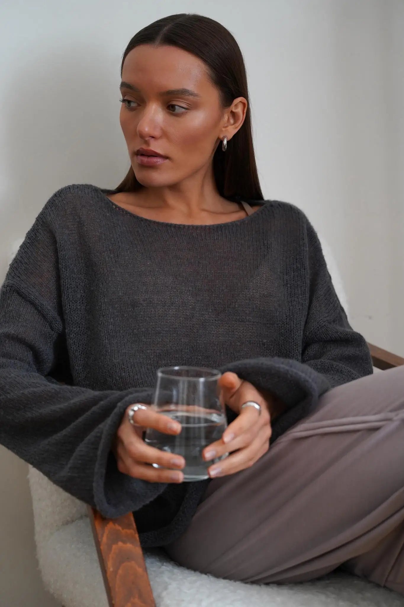 Anna-Berg | Relaxed Crewneck Sweater