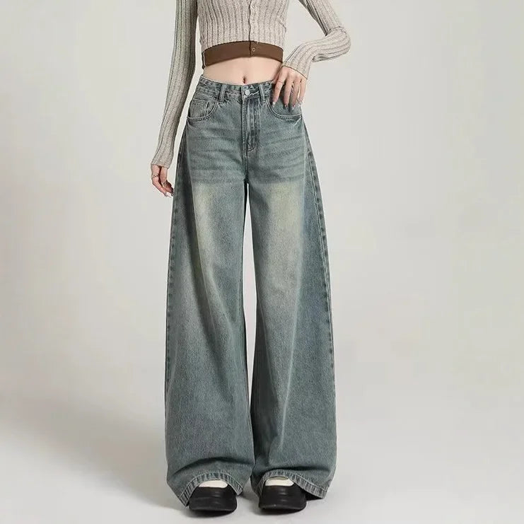 Women's Stylish Baggy Jeans | High Waist