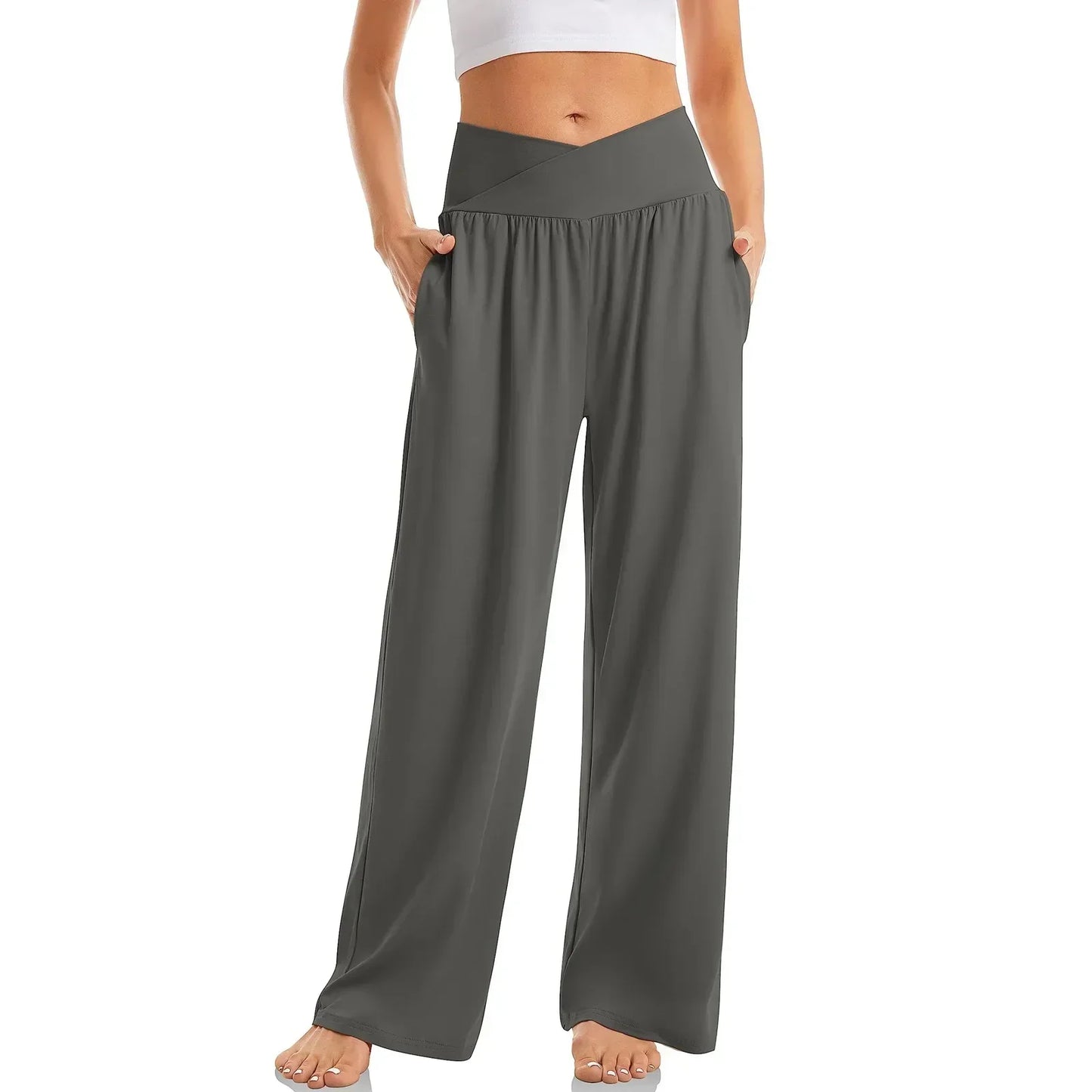 Women's Wide Leg Yoga Pants | Casual