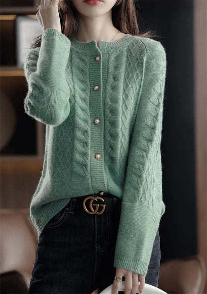 Cardigan with Pearl Buttons