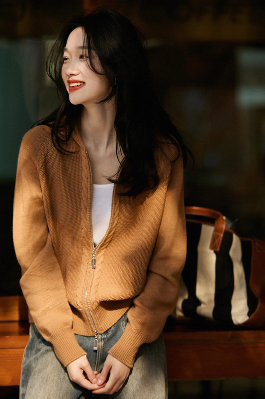 Cashmere Hooded Cardigan