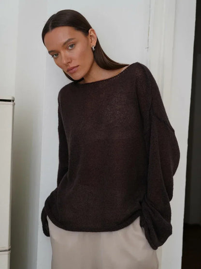 Anna-Berg | Relaxed Crewneck Sweater