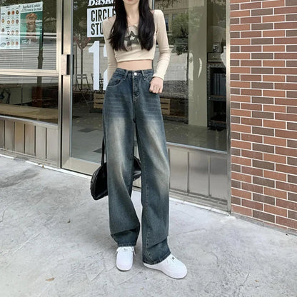 Classic baggy jeans for women | Wide leg