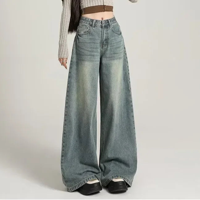 Women's Stylish Baggy Jeans | High Waist