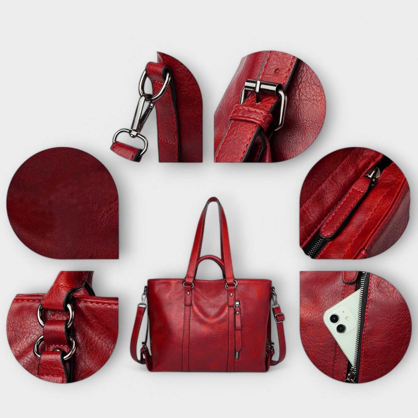 Erica - Large Leather Bag