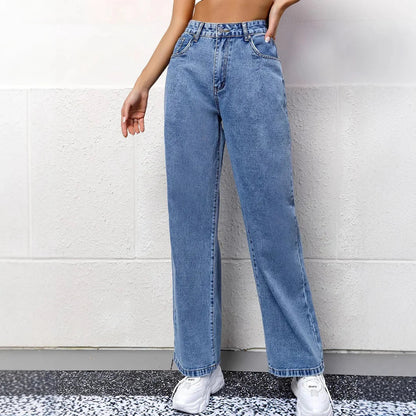 Women's High Waist Mom Jeans | Casual