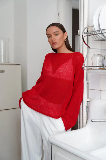 Anna-Berg | Relaxed Crewneck Sweater