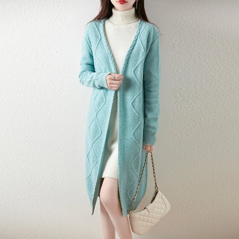 Cardigan, Cable-Knit