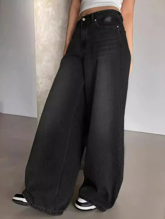 Wide-leg baggy jeans for women | Casual