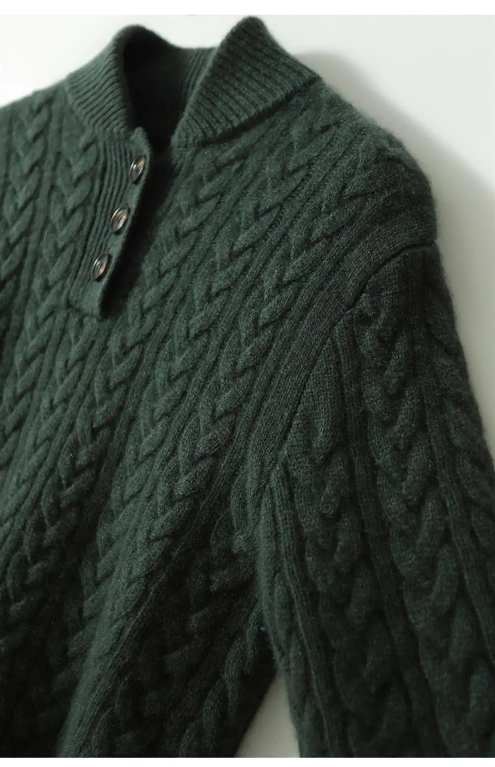 Anna-Berg | Button-Up Cashmere Sweater