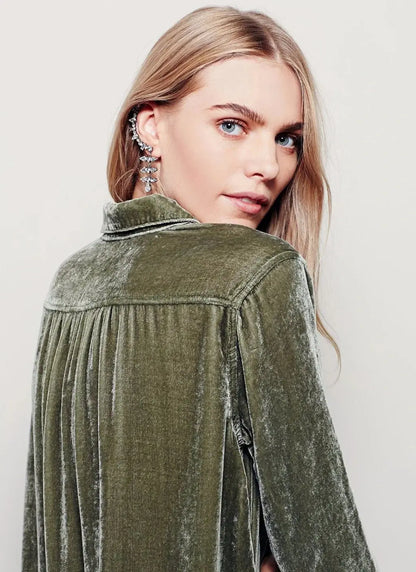 Velvet Cardigan