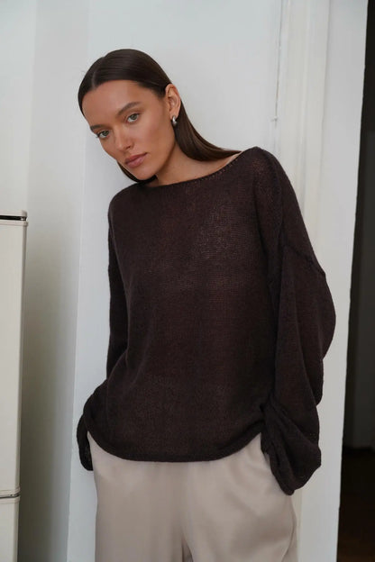 Anna-Berg | Relaxed Crewneck Sweater
