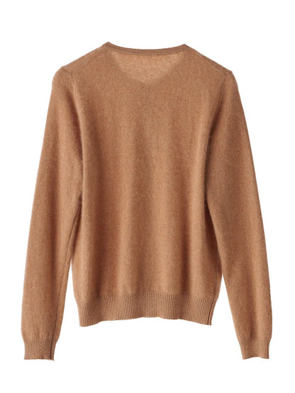 Cashmere Crew Cardigan