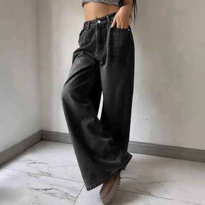 Women's Fashionable Baggy Jeans | Wide Leg