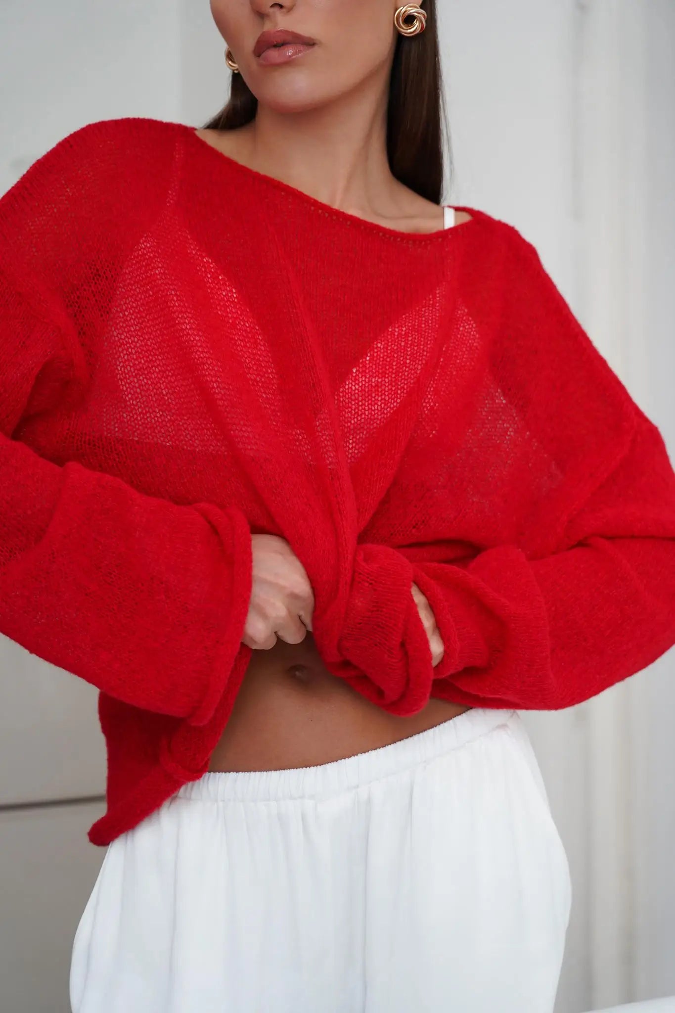 Anna-Berg | Relaxed Crewneck Sweater