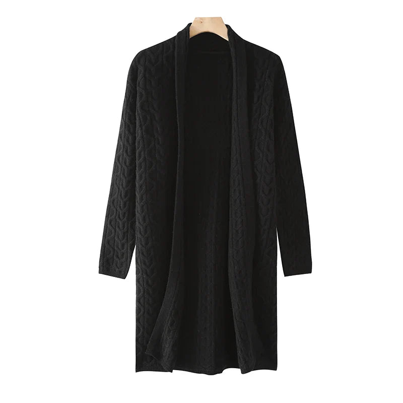 Merino Wool and Cashmere Cardigan