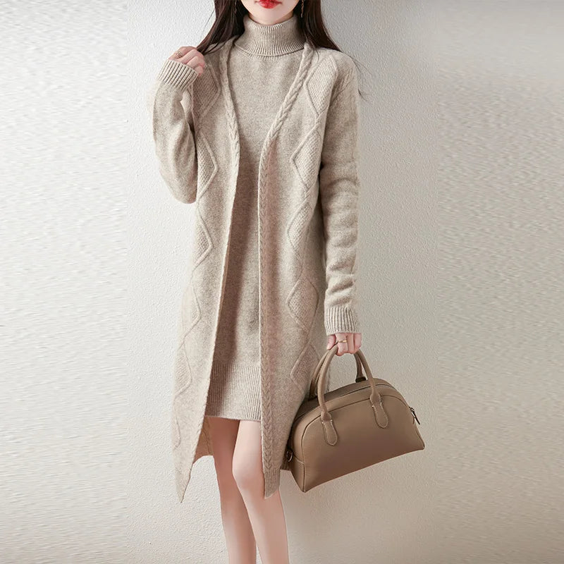 Cardigan, Cable-Knit