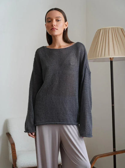 Anna-Berg | Relaxed Crewneck Sweater