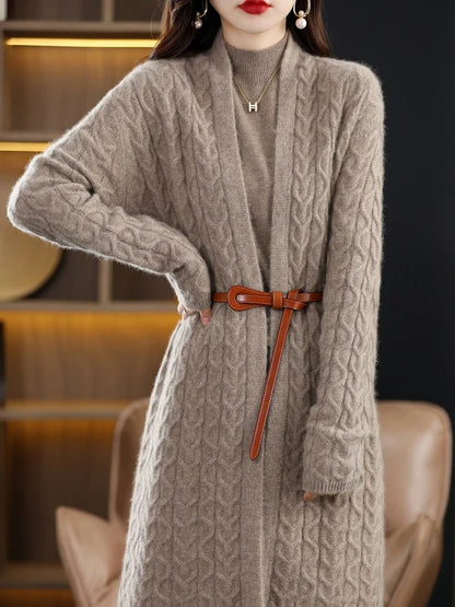 Merino Wool and Cashmere Cardigan