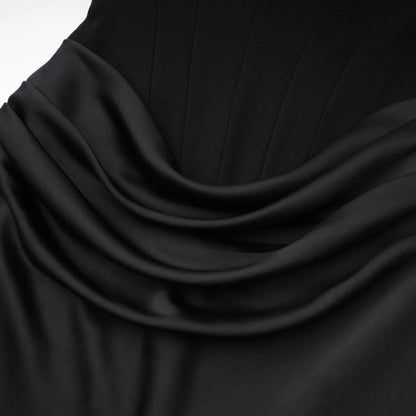 Margot Corset Maxi- Black