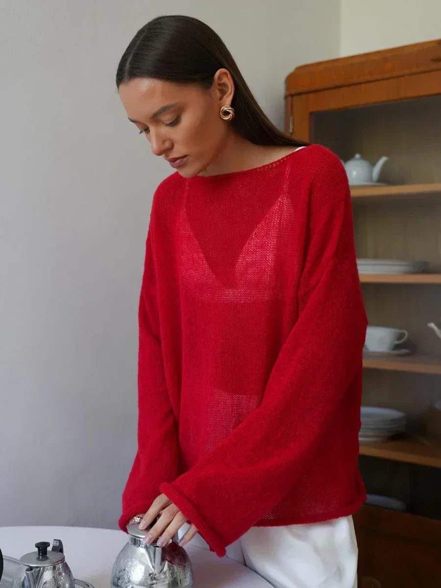 Anna-Berg | Relaxed Crewneck Sweater